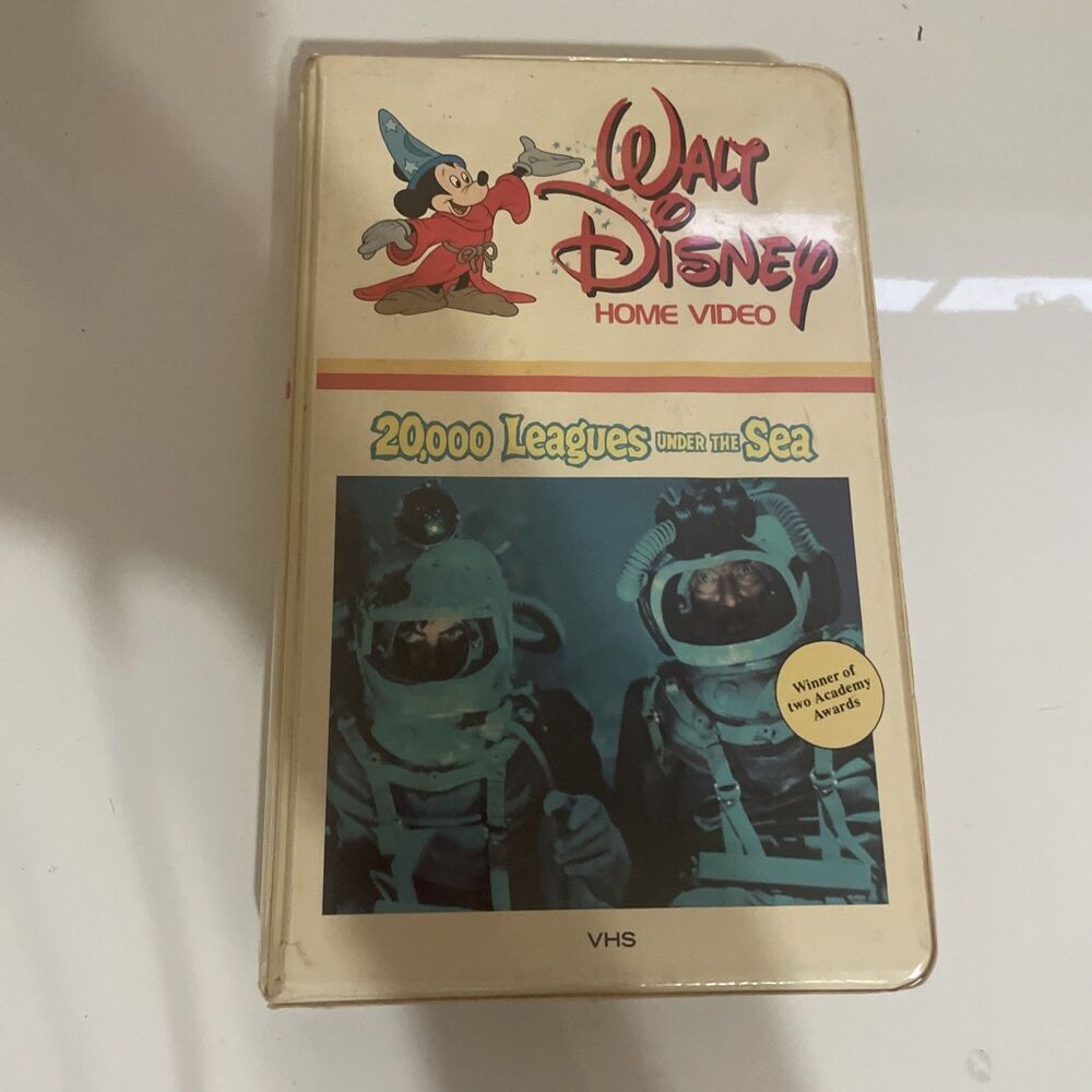 Walt Disney 20,000 Leagues Under The Sea BETA Home Video Tape RARE Dc7
